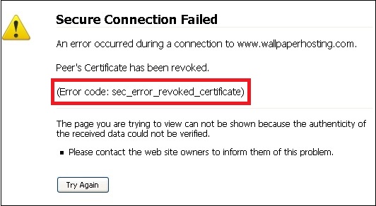 ошибка sec_error_revoked_certificate
