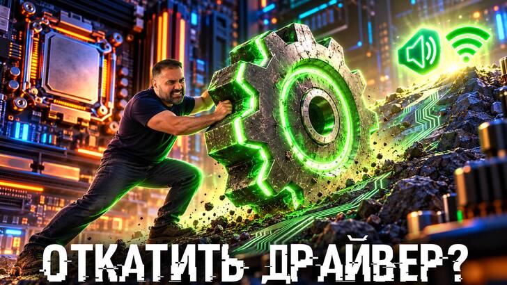 Откатить драйвер Windows?