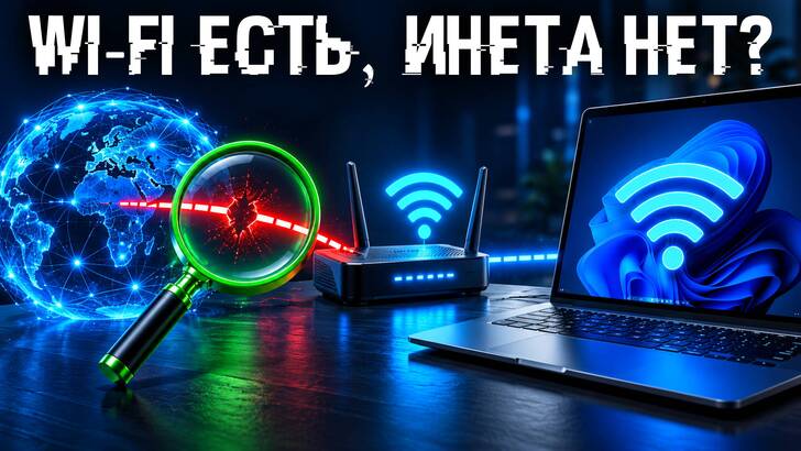 Wi-Fi без доступа к интернету в Windows 11: как исправить? Wi‑Fi есть интернета нет?